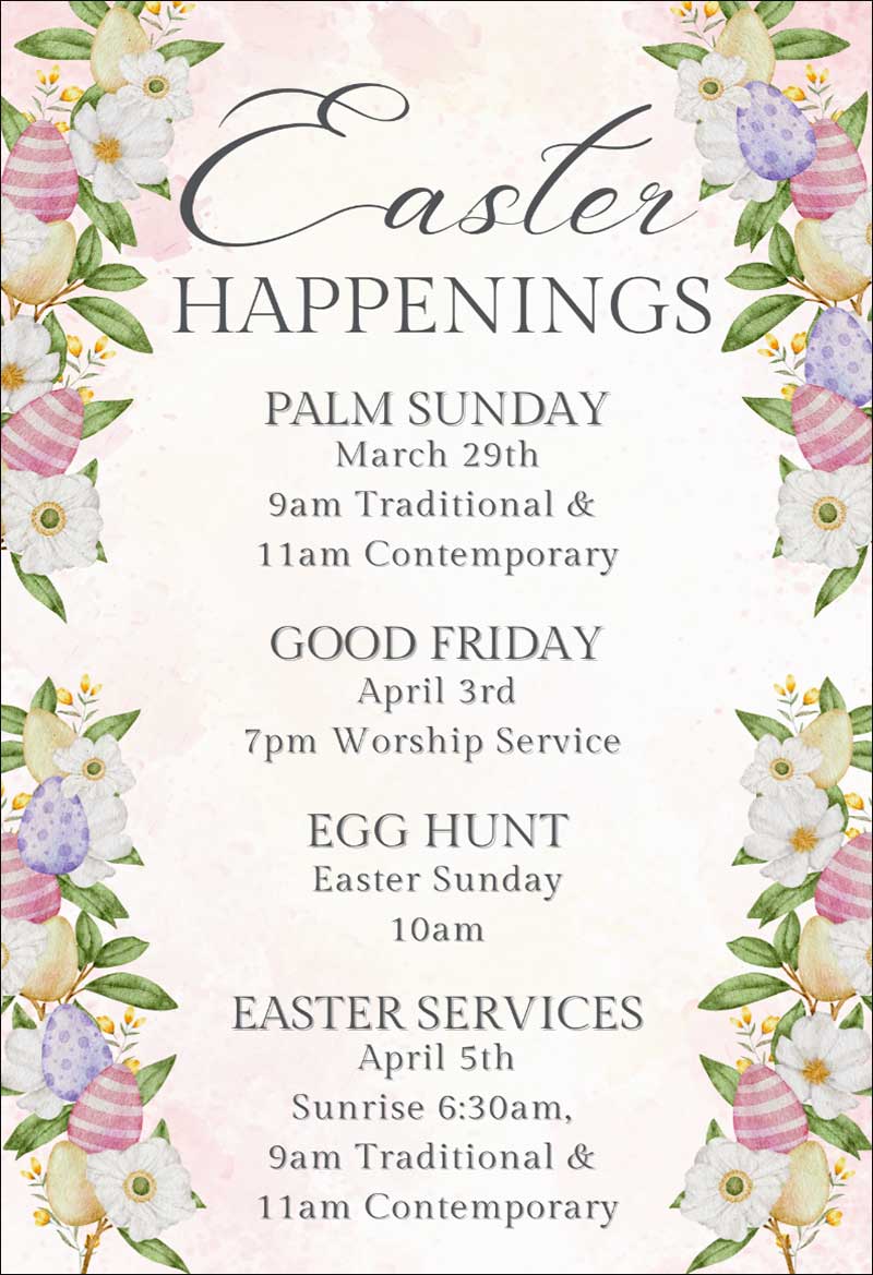 Easter Happenings 2026