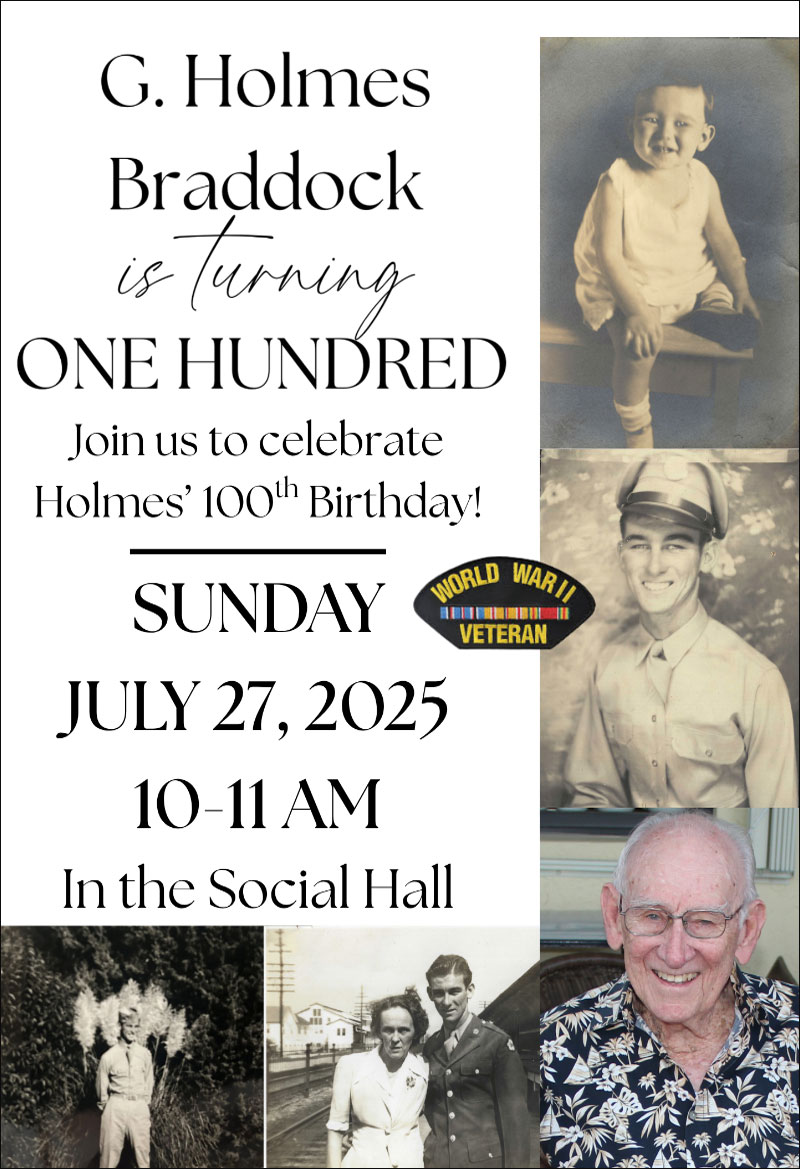 G Holmes Braddock Turns 100