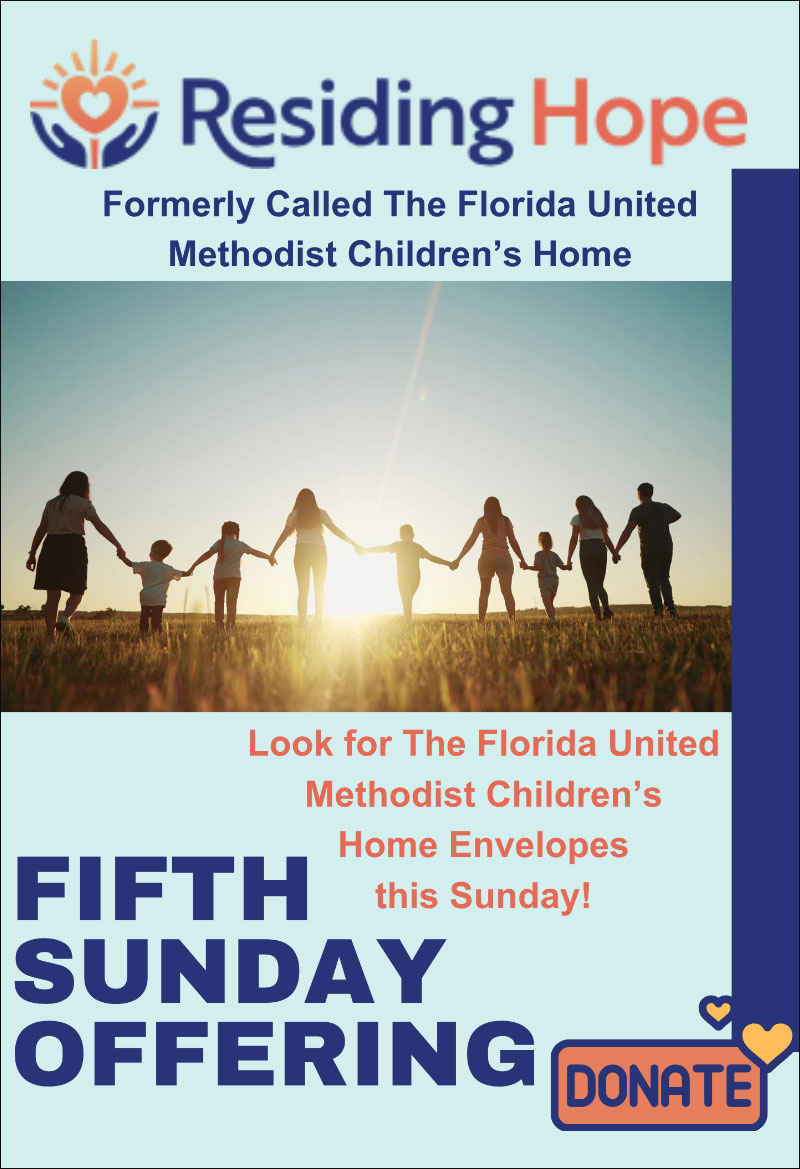 Residing Hope 5th Sunday Offering