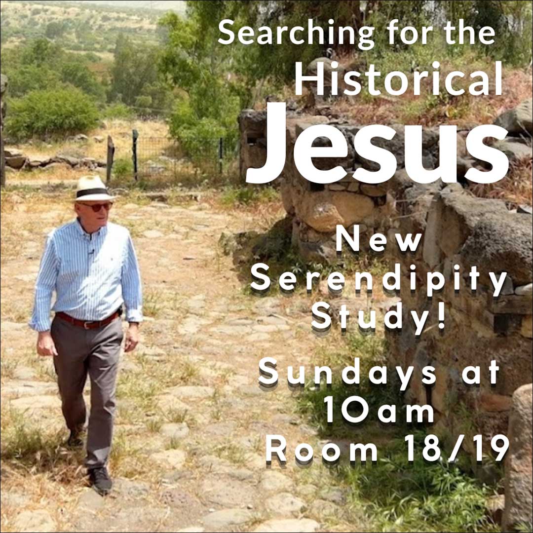 Serendipity Study of the Historical Jesus