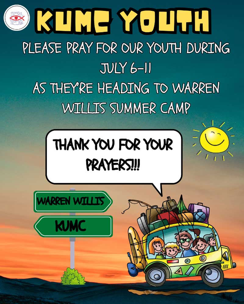Pray for us Camp Willis